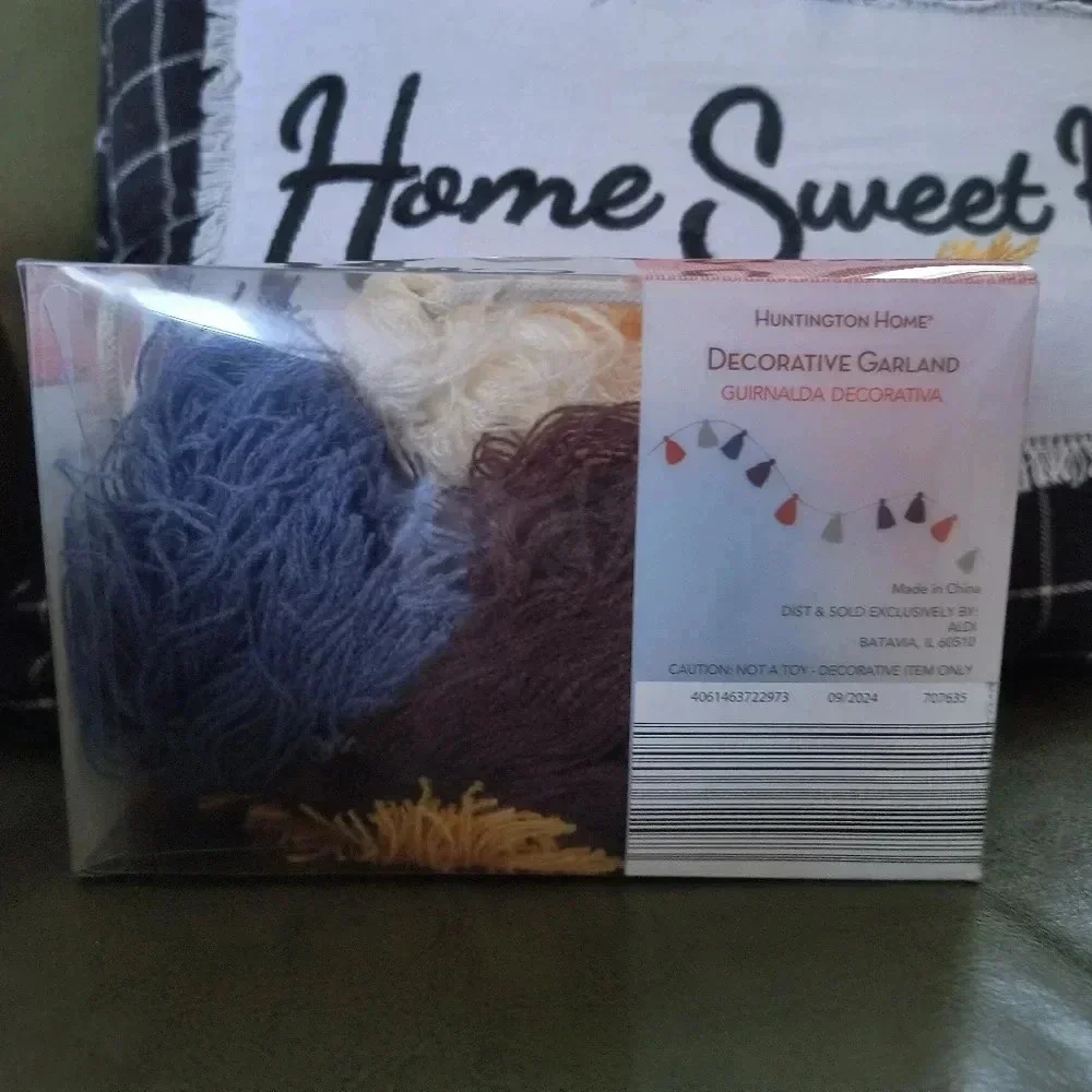 Tassel Huntington Home Aldi Garland decor women's home decorations festival pins